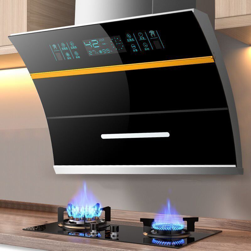Wholesale xinfei range hood for home kitchen large suction dual motor small wall-mounted range hood