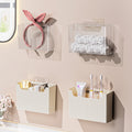Bathroom storage rack, punch-free toothpaste and toothbrush storage, washbasin wall-mounted comb, razor, compartment storage tube
