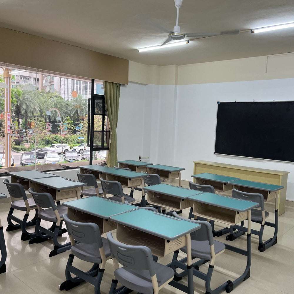 Adjustable height, thickened children's study desk - ideal for elementary and middle school tutoring classes, writing, and school use