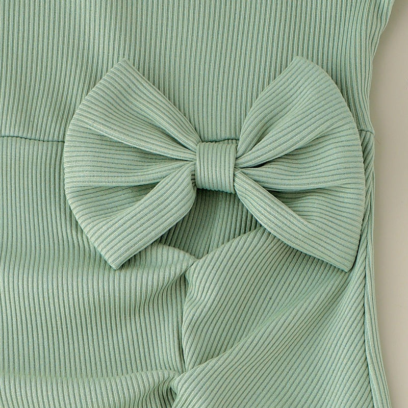 Children's clothing  cross-border fashionnew arrivalgirl suspender green dresssummer