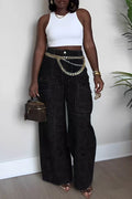 new european and american cross-border  independent station foreign trade women's pants workwear pocket fashion jeans women