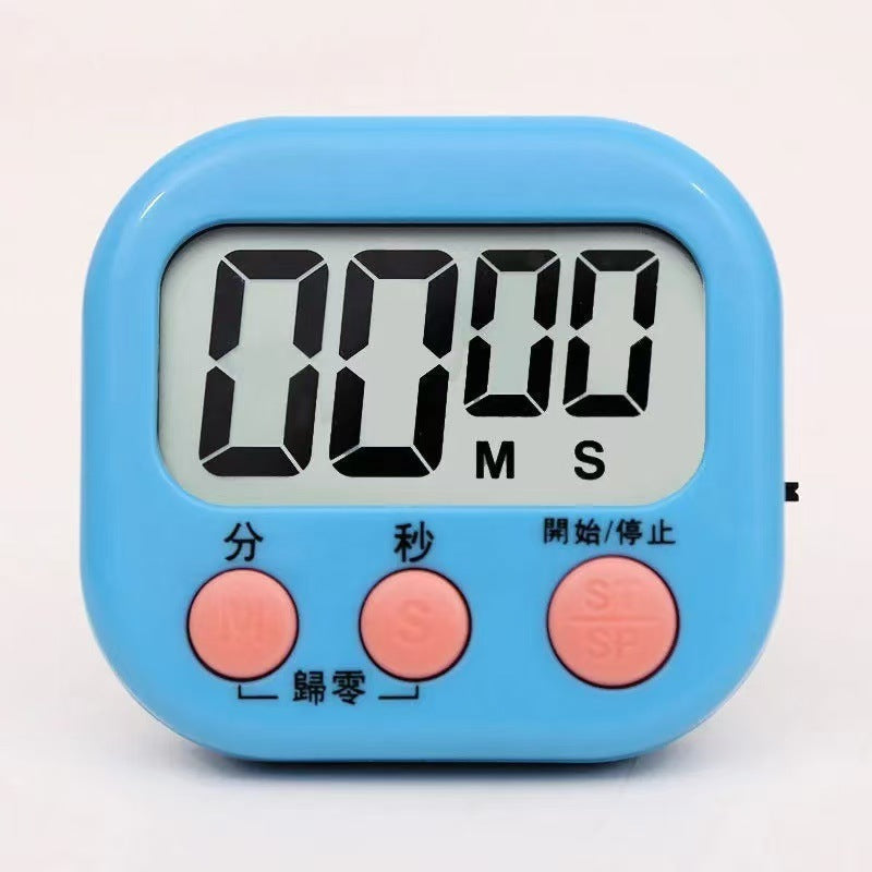 Mechanical kitchen timer - visual time management alarm with countdown & magnetic attachment