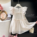 Girls' summer dress : lightweight, stylish, and cool - versatile chiffon dress for girls