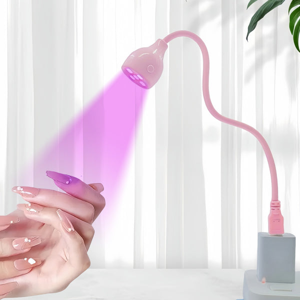 USB Lotus Nail Art Lighting Therapy Quick Drying Light Nail Polish Glue Baking Light Portable UV Curing Light Not Black Hand Baking Light