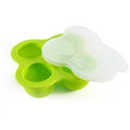 4-hole silicone baby kids food supplement box sealed crisper box ice grids ice cream fruit ice mold baking cake pan