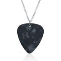 Amazon cross-border hot-selling new jewelry: guitar pick pendant necklace, stainless steel hellfire earrings for layering