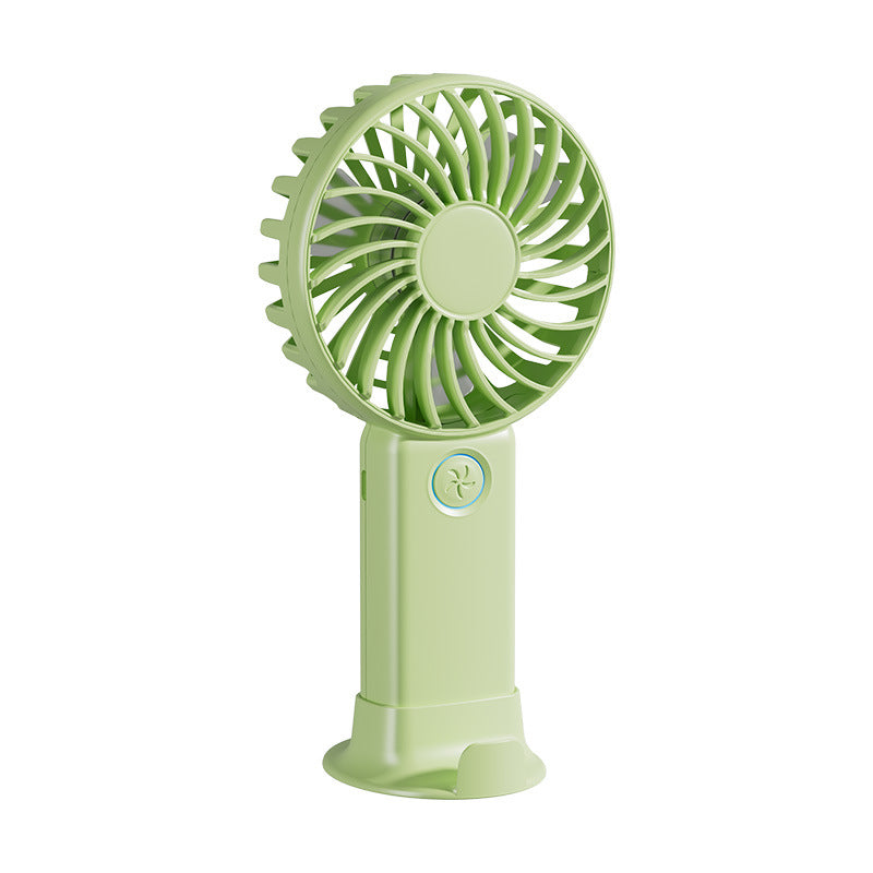 new product handheld fan mini desktop fan usb rechargeable high wind power student small fan wholesale logo
