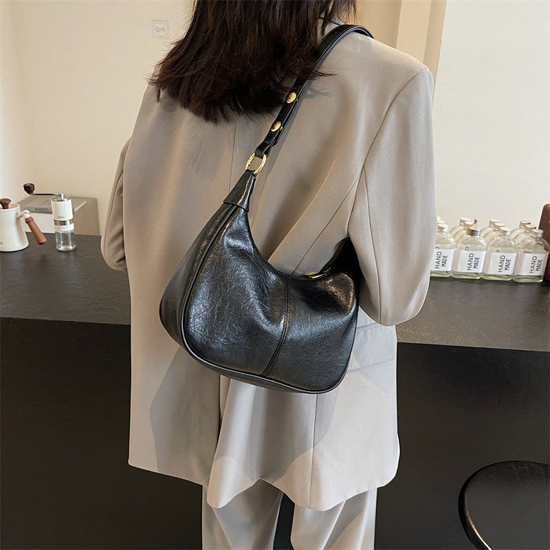 new arrivaleasiest for match armpit bag women's retro texture trendyniche style shoulder bag fashioneasiest for match crossbody bag