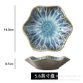 Japanese styleaccessible luxury dipping dish seasoning dish ceramic bone spitting dish small dish sauce and vinegar plate seasoning dish for home cold dish dish