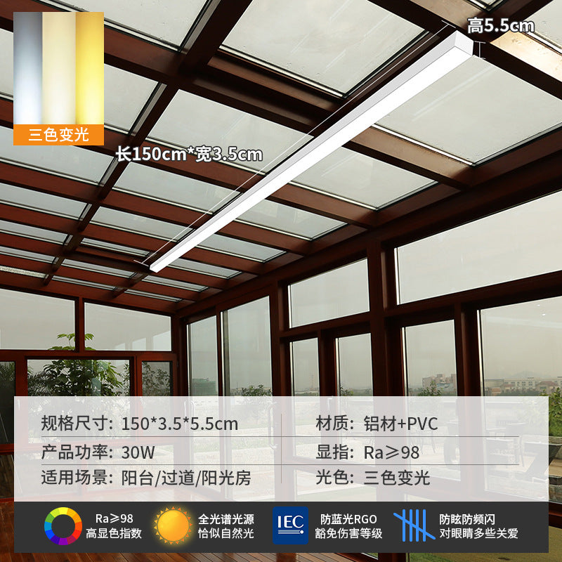 Minimalist aisle light corridor light sun room cloakroom balcony ceiling light minimalistled strip light entrance lamp