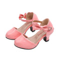 Vancahao girls' leather shoes - new spring/autumn collection - mid-to-large size children's shoes - red princess shoes - student performance/dance shoes