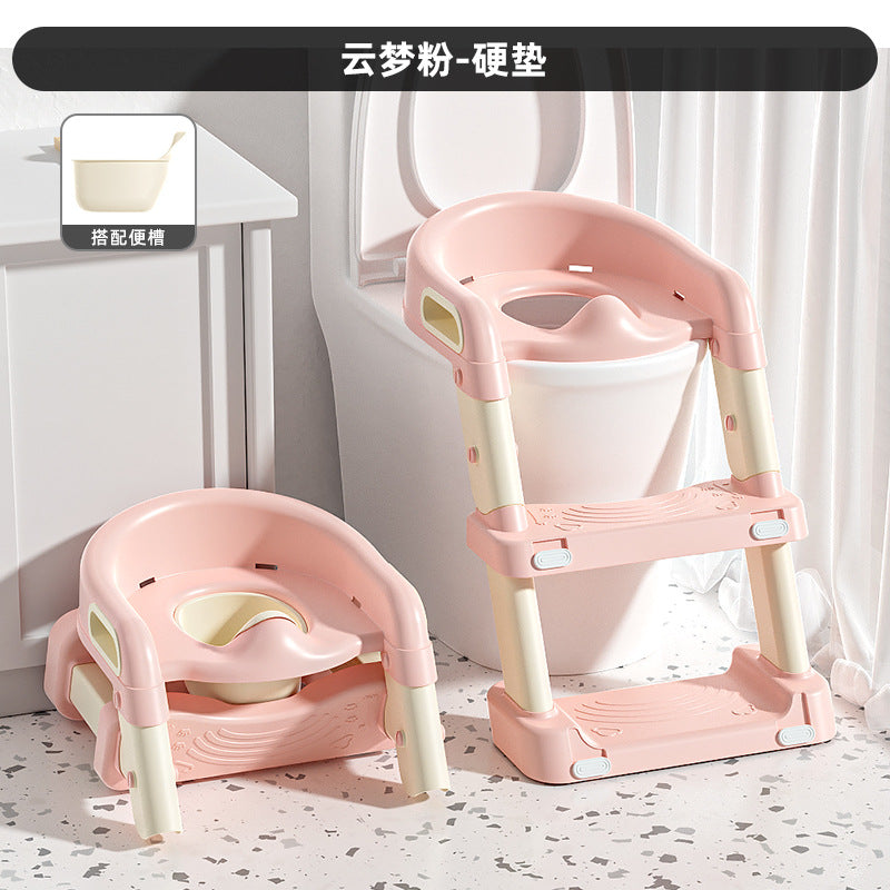 Kids toilet seat step ladder type male child female baby toilet auxiliary pad holder step stool squat toilet