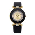 new arrival silver powder dial women's watch silicone strap fashiontrendy quartz watch women's watch manufacturer wholesale