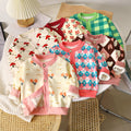 fall/winter new arrivals: versatile knitted cardigan for kids - warm, thickened outerwear sweater for boys and girls