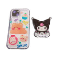 Creative desktop lazy stand melody kuromi/white rabbit/violent bear cartoon cute foldable mobile phone stand