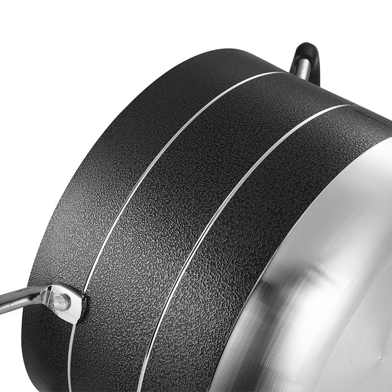 Personalized european style non-stick pan industrial set of single bottom frying pan cooking casual style kitchen for home pot suit soup pot