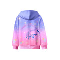 K-pop: witcher girls' outfit - zip-up hooded jacket set for middle and high school girls
