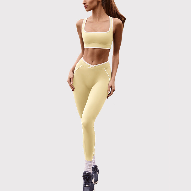 butt lift, tummy control, slimming look chest pad, running fitness shorts, halter sports intimates bra, yoga wear suit for women