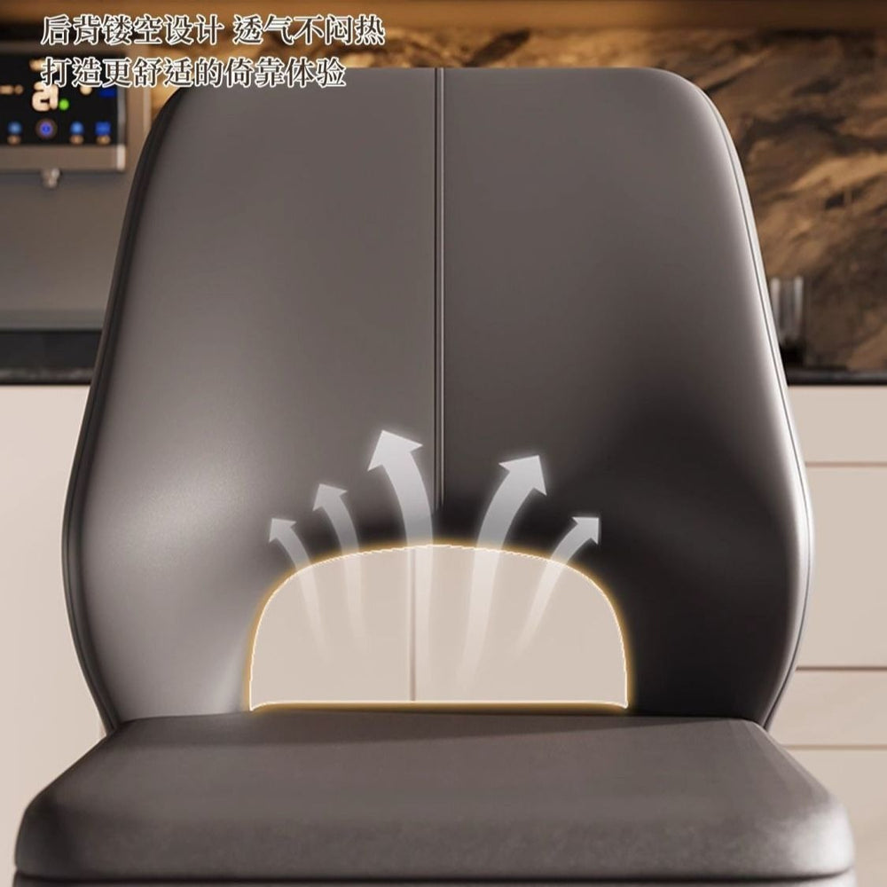 Modern home backrest chair casual minimalist stool nordic light luxury dining chair restaurant hotel dining chair thickened dining table chair