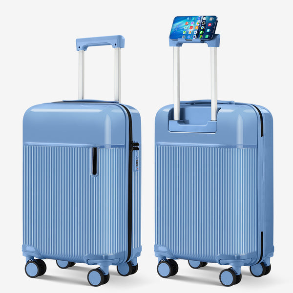 Yongsheng Multifunctional Universal Wheel Travel Case PC Luggage 20 Inch Boarding Case Gift Customized UV Printing Trolley Case