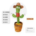 【customizable】trendy cactus singing, dancing, light-up, talking kids' toy - perfect birthday gift for boys and girls