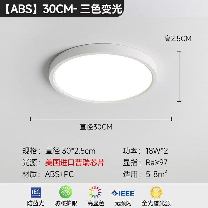 Full spectrum Puri eye protection living room light bright ultra-thin lighting high display LED ceiling light Zhongshan factory lamps