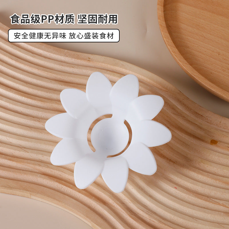 Daisy egg white separator - home use egg yolk and white filter tool - creative baking flower drainer - egg separator