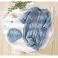Baby romper jumpsuit spring autumn newborn sleepsuit knitted unisex baby warm clothes autumn winter 021
