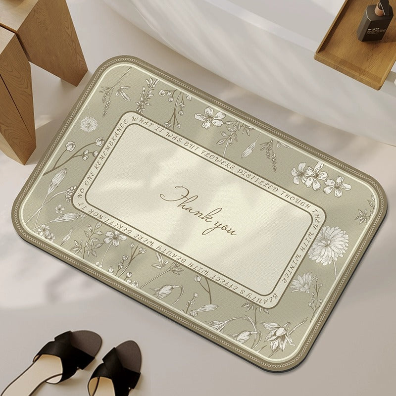 Floor mat bathroom winternew arrivalaccessible luxuryclassy diatom mud bathroom door non-slip toilet absorbent mat