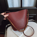 High-end minimalist bucket bag, large capacity commuter bag, fashionable and versatile chain shoulder bag, new autumn/winter crossbody bag
