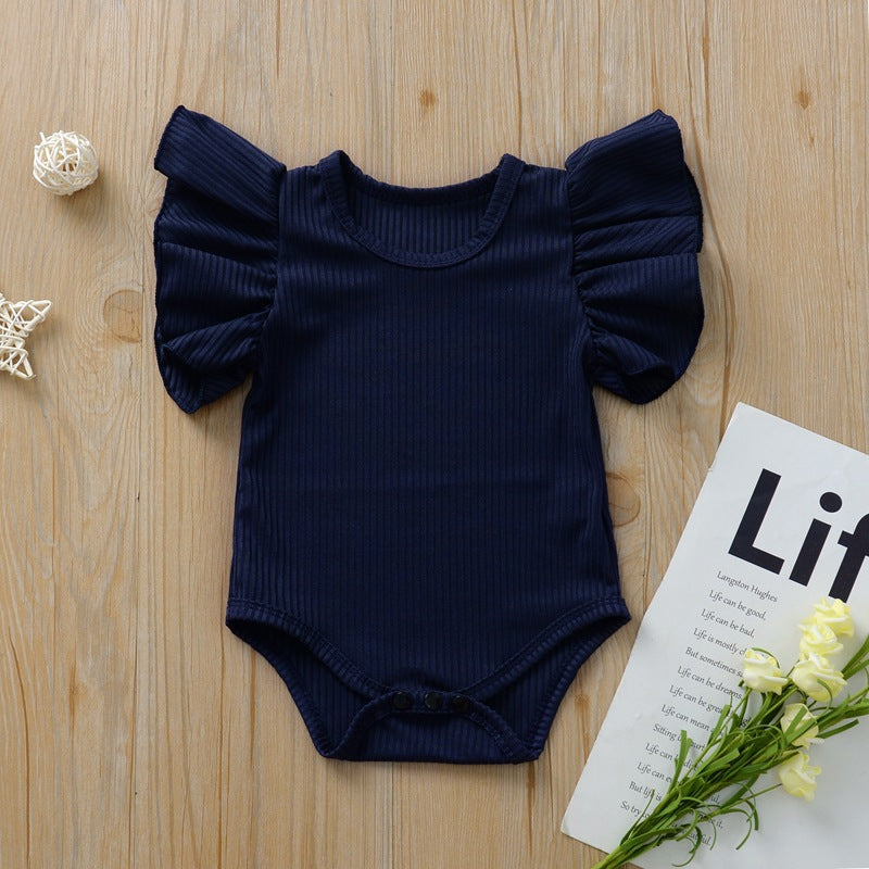 Children's summer jumpsuit ha kids vest girls insfashion cross-border romper jumpsuit short sleeve