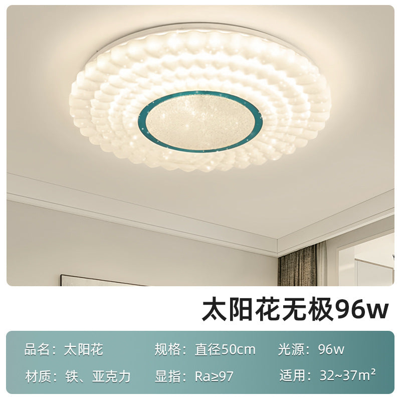 Bedroom light modern simplicity 2025 new ceiling light cream wind Internet celebrity romantic starry sky master bedroom lighting