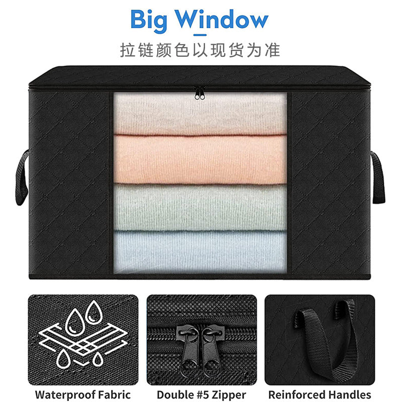 Under the bed storage bag, drawer type blanket, storage box, fabric, under the bed quilt finishing artifact, flat dust-proof sealed bag