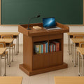 Lectern table teacher lectern platform primary school teacher classroom special lectern training class simple speech class table