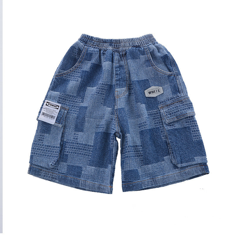 Boys' summer pants & shorts:  mid-to-large size collection - stylish & versatile denim for boys