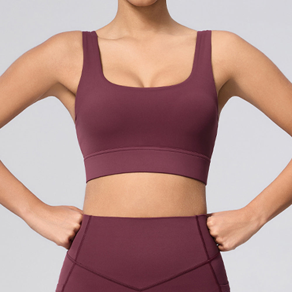 new arrival high-strength sports intimates running bubble wrap yoga vest women's outdoor fitness beautiful back sports bra