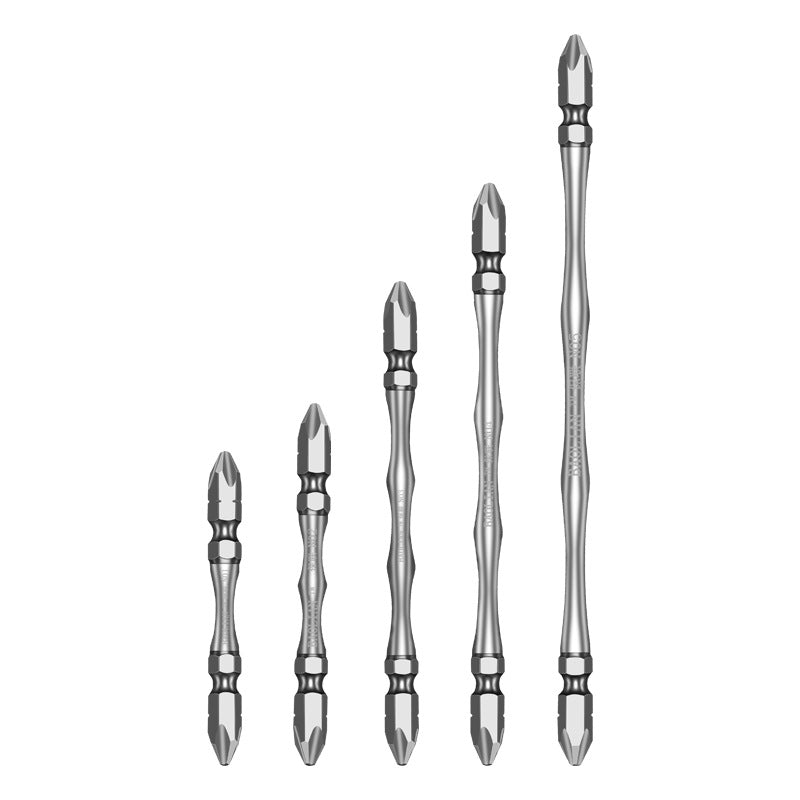Baolian batch head, strong magnetic electric screwdriver, high hardness drill bit, lengthened anti-skid electric drill, cross screwdriver, batch head set