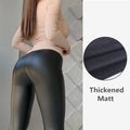 Pu leather pants for women, european and american sexy ins style cross-border hot style, multi-color high waist leather pants for women, bottom pants, shiny tummy control