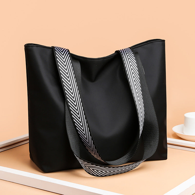 2024 new large capacity shoulder bag fashionable floral oxford cloth tote bag large capacity trendy women's bag
