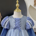 Girls' dresses: new autumn  collection - princess aurora (frozen) inspired, high-end formal gowns, elsa-inspired heavily embellished dresses, princess style