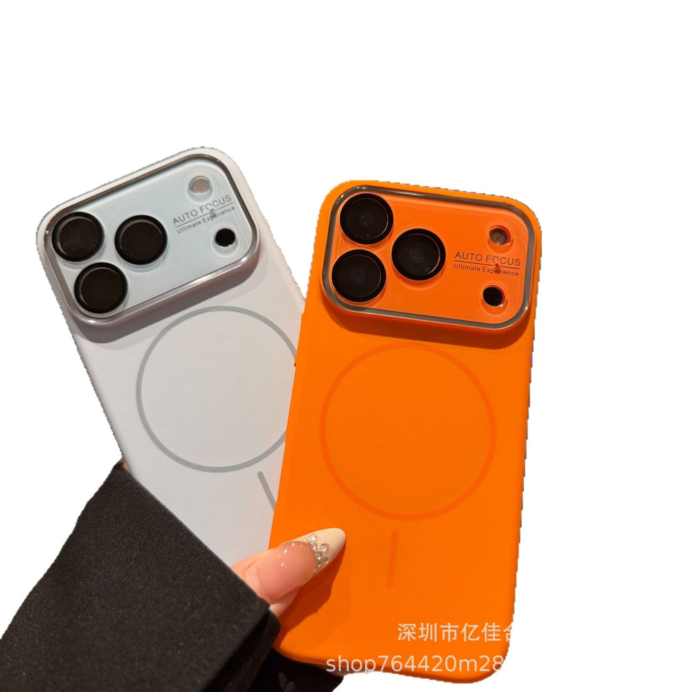 Instantly transform your phone with this ultra-thin, liquid silicone magnetic case featuring 17 large viewing windows. compatible with iphone 16 and iphone 15, offering superior protection