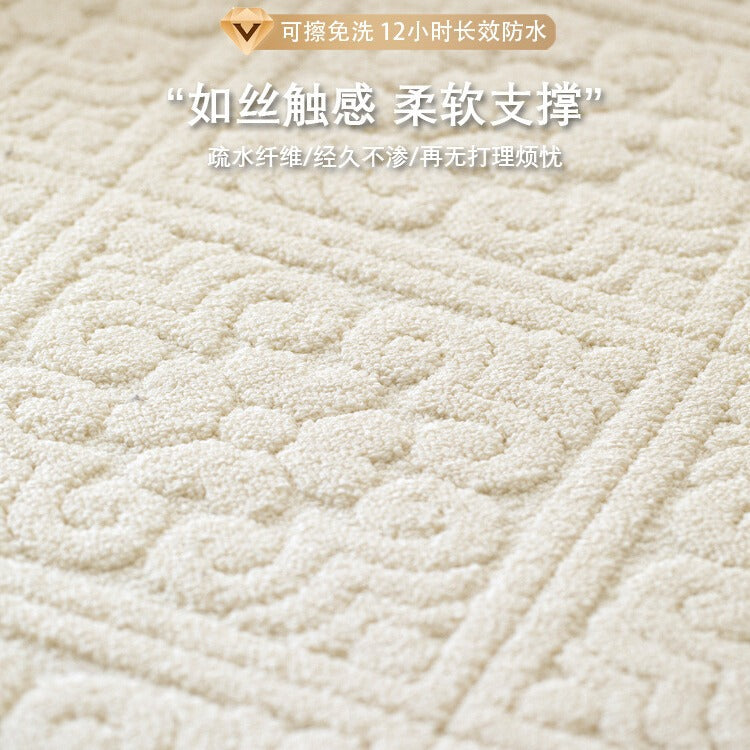 Cloud fiber waterproof and stain-resistant carpet for living room,  new arrival, wash-free, wipeable, low-maintenance, light luxury, premium quality
