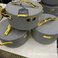 cross-border hot-selling 3pcs food warmer gold label insulated lunch box 1.5l-2l-2.5l insulated tableware