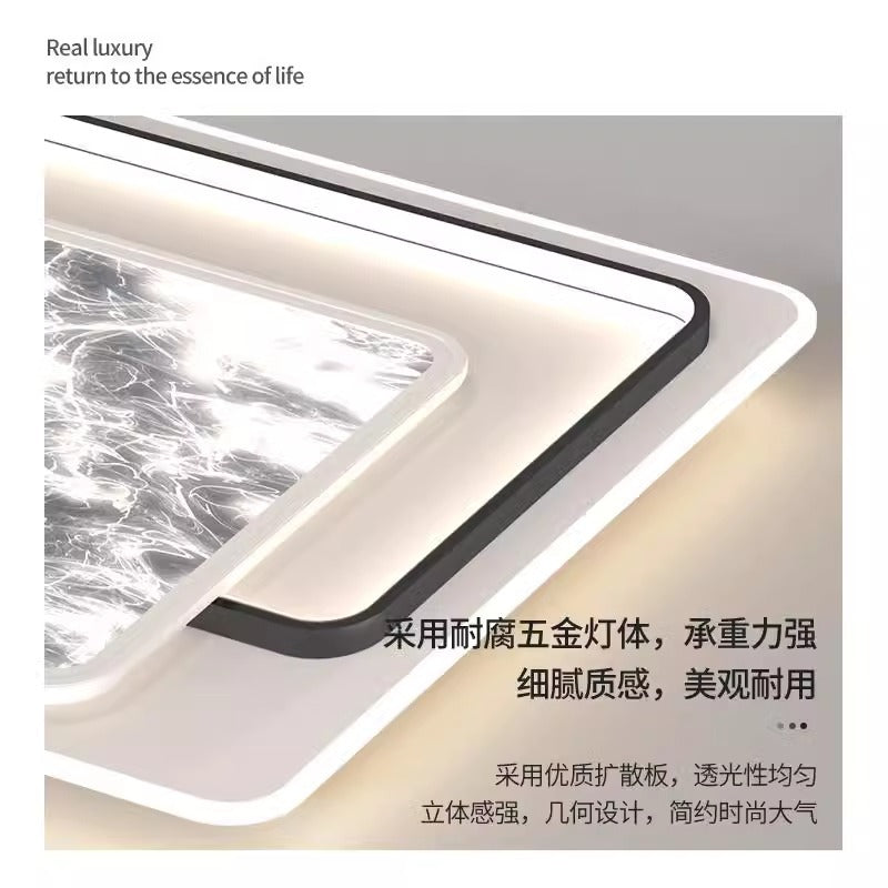 Living room main light 2025 new simple modern cloud ceiling light full spectrum eye protection lighting combination package whole house