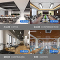 Super bright led strip light office chandelier hair salon commercial classroom ceiling live broadcast room supermarket fluorescent lamp