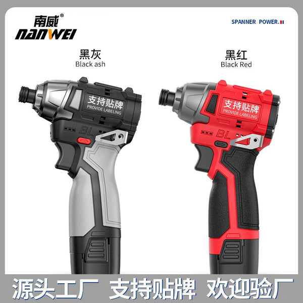 Wholesale Cross-border Power Tools Hand Drill Electric Screwdriver Brushless Drill Impact Screwdriver Cordless Screw