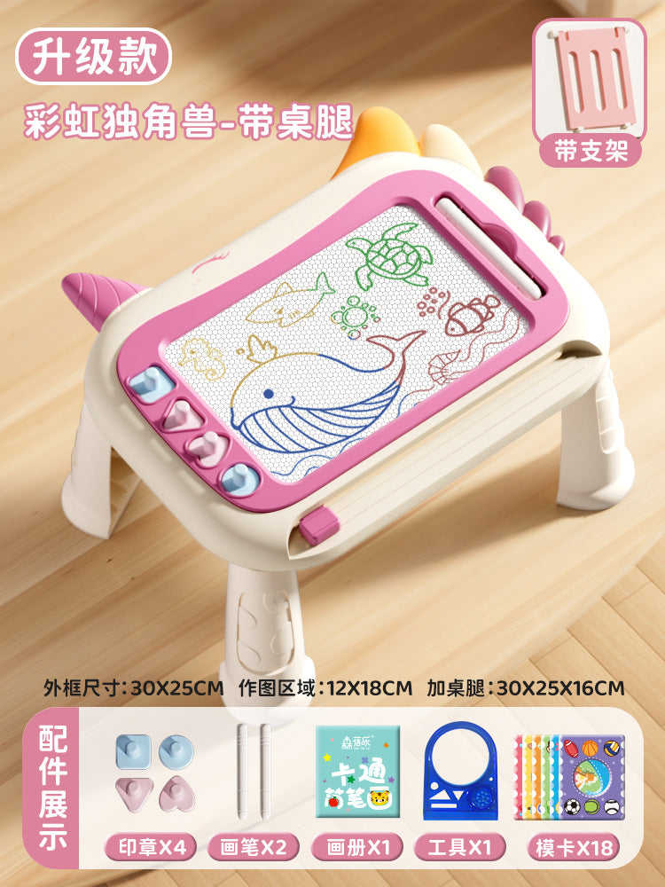 Children's magnetic drawing board - magnetic doodle board toy - baby writing board - magnetic colorful painting easel - birthday gift