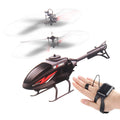 remote control watch aircraft, drop-resistant two-channel sensor aircraft with watch aircraft control helicopter new arrival