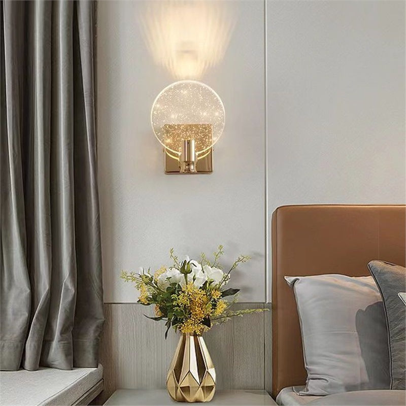 New arrival crystal wall lamp bedside lamp bedside wall lamp led wall lamp master bedroom room wall lamp casualpopular wall lamp