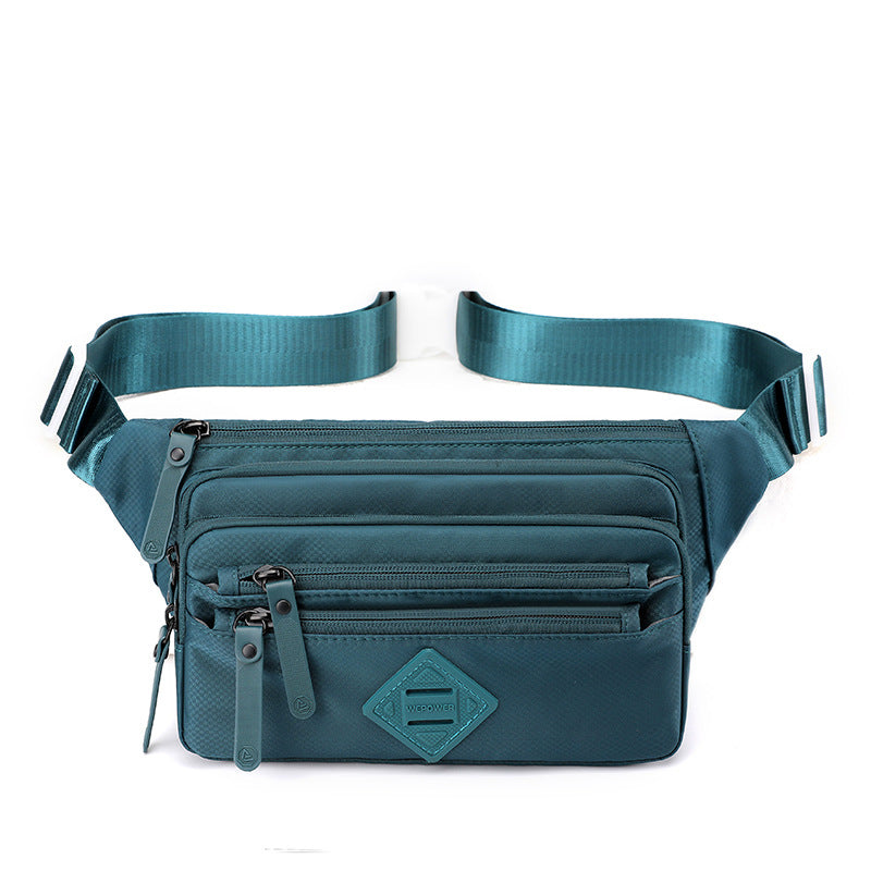 New multi-purpose fanny pack crossbody shoulder bag outdoor leisure waterproof fashion versatile men's and women's same breast bag
